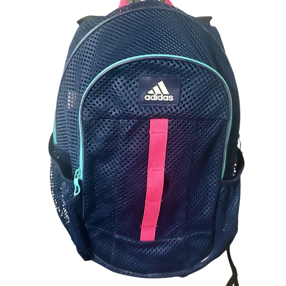 Adidas Navy Mesh Backpack